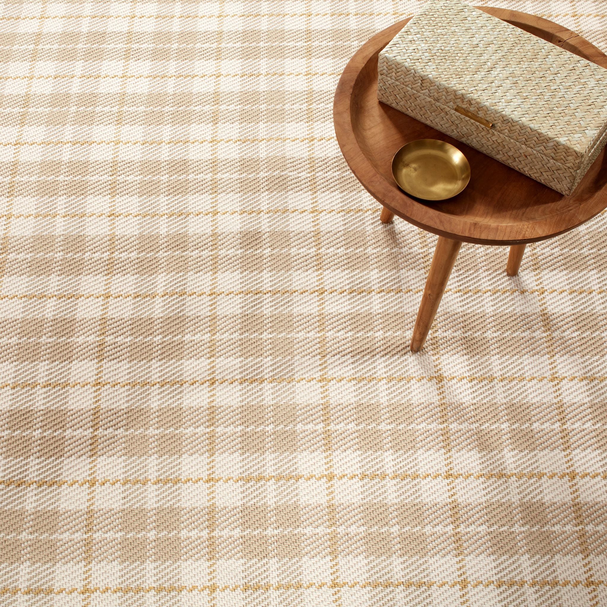 Lakeville Plaid Handwoven Indoor/Outdoor Rug RUGS - synthetic Dash & Albert