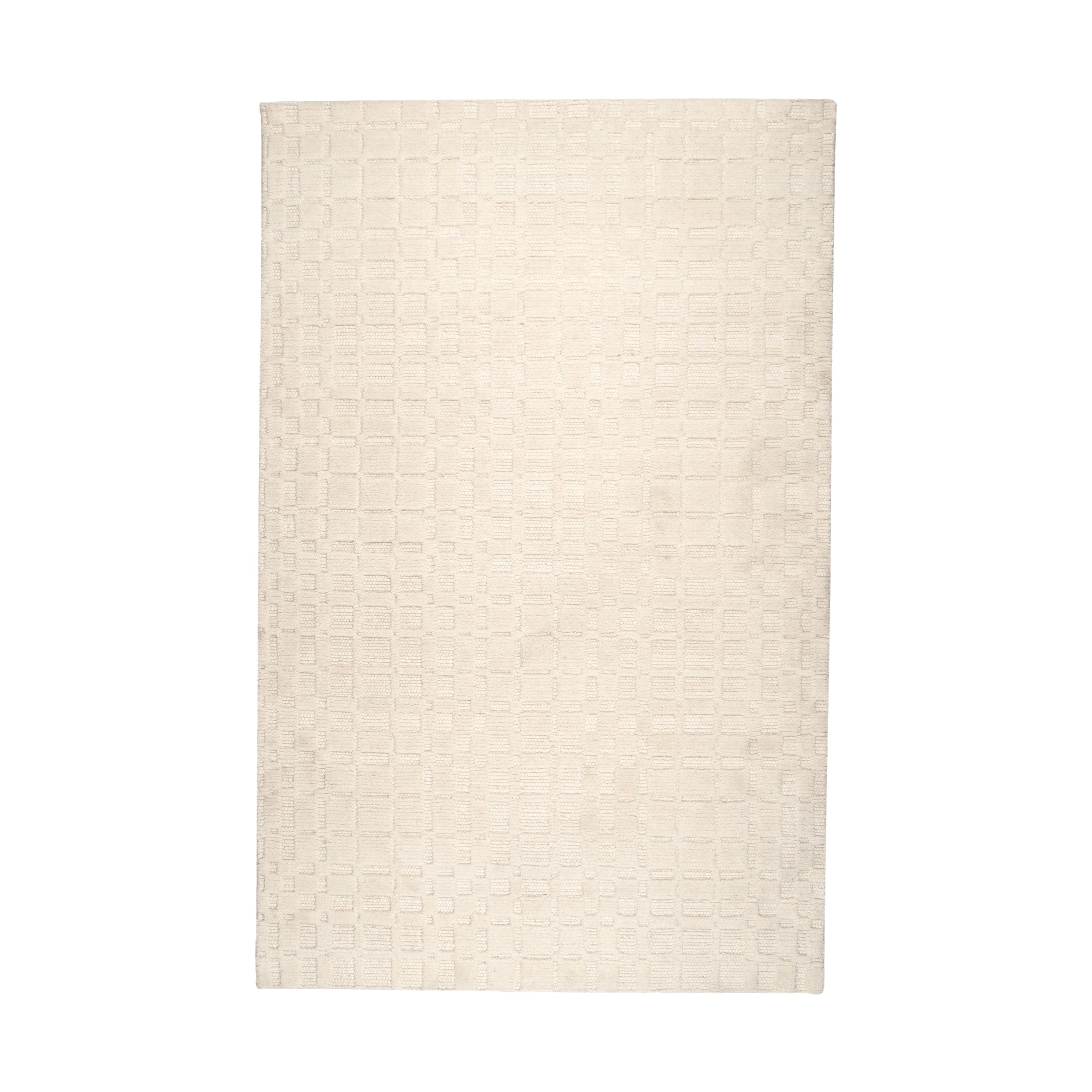 Isadora Handwoven Wool Rug RUGS - wool Dash & Albert Ivory 3' x 5'