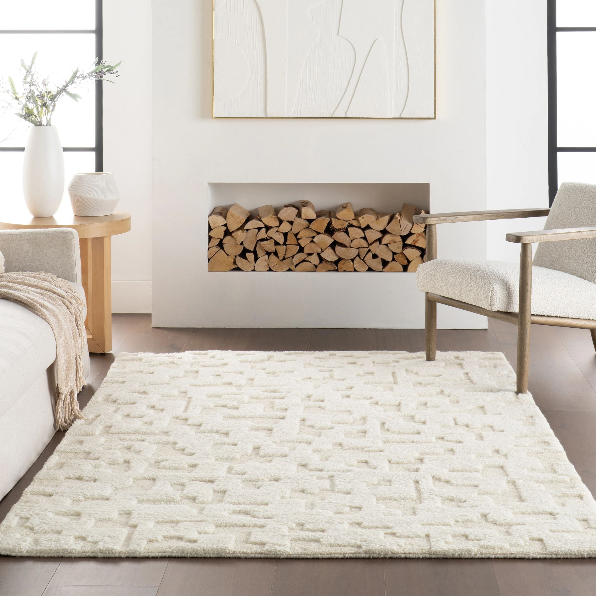 Alora Hand Knotted Wool Rug
