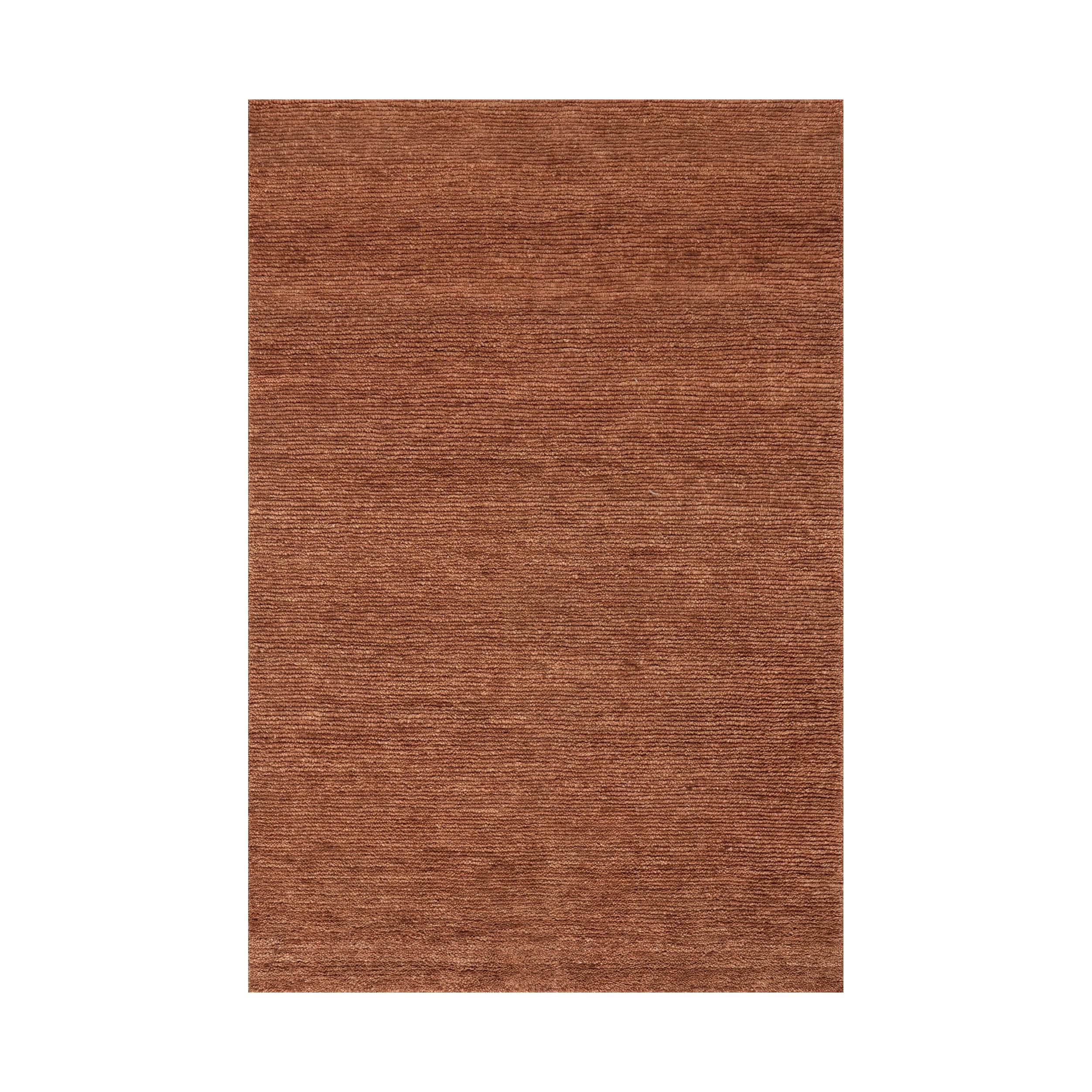 Ramsey Hand Knotted Wool Rug, Rust 2' x 3'