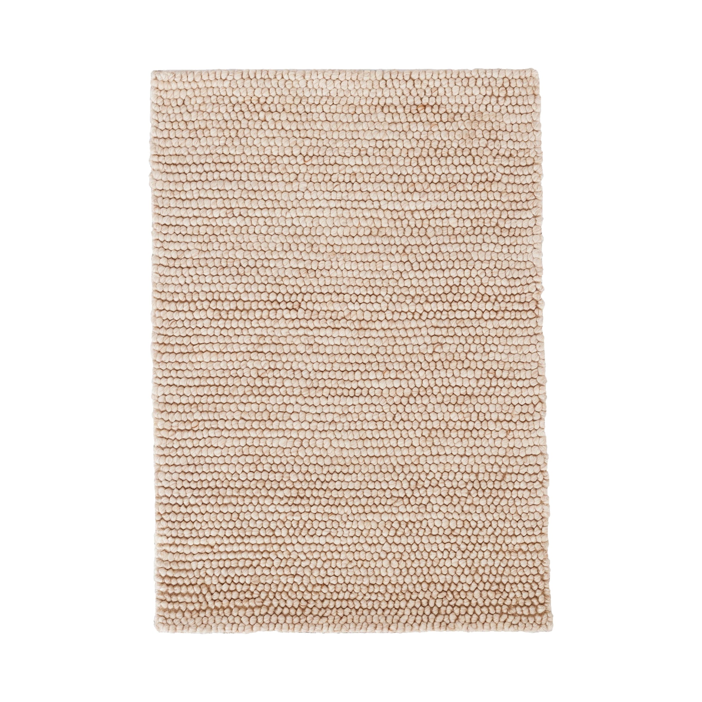 Niels Handwoven Wool/Viscose Rug RUGS-wool Dash & Albert Latte 2' x 3'