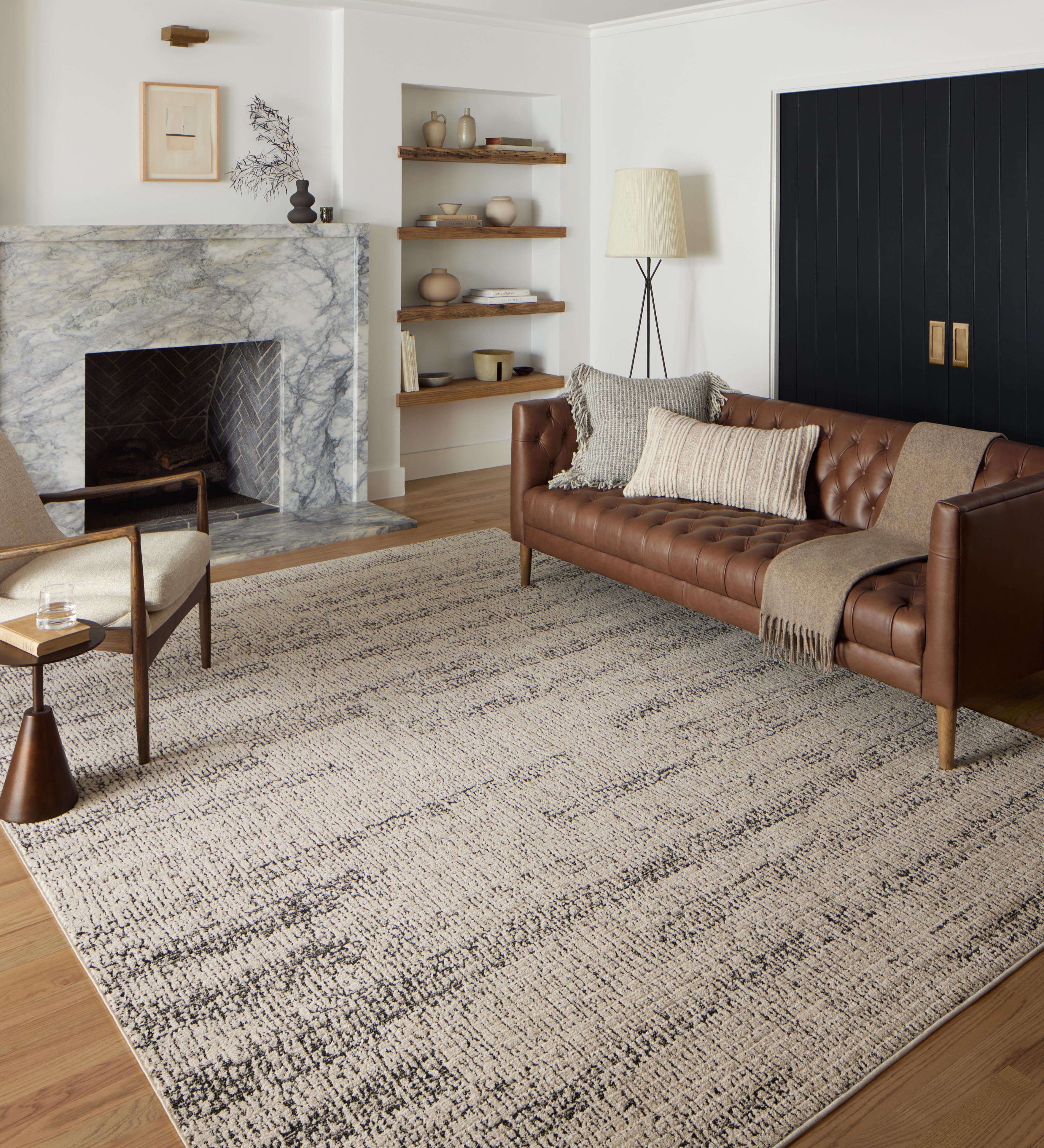 Loloi Darby Oatmeal / Charcoal Rug