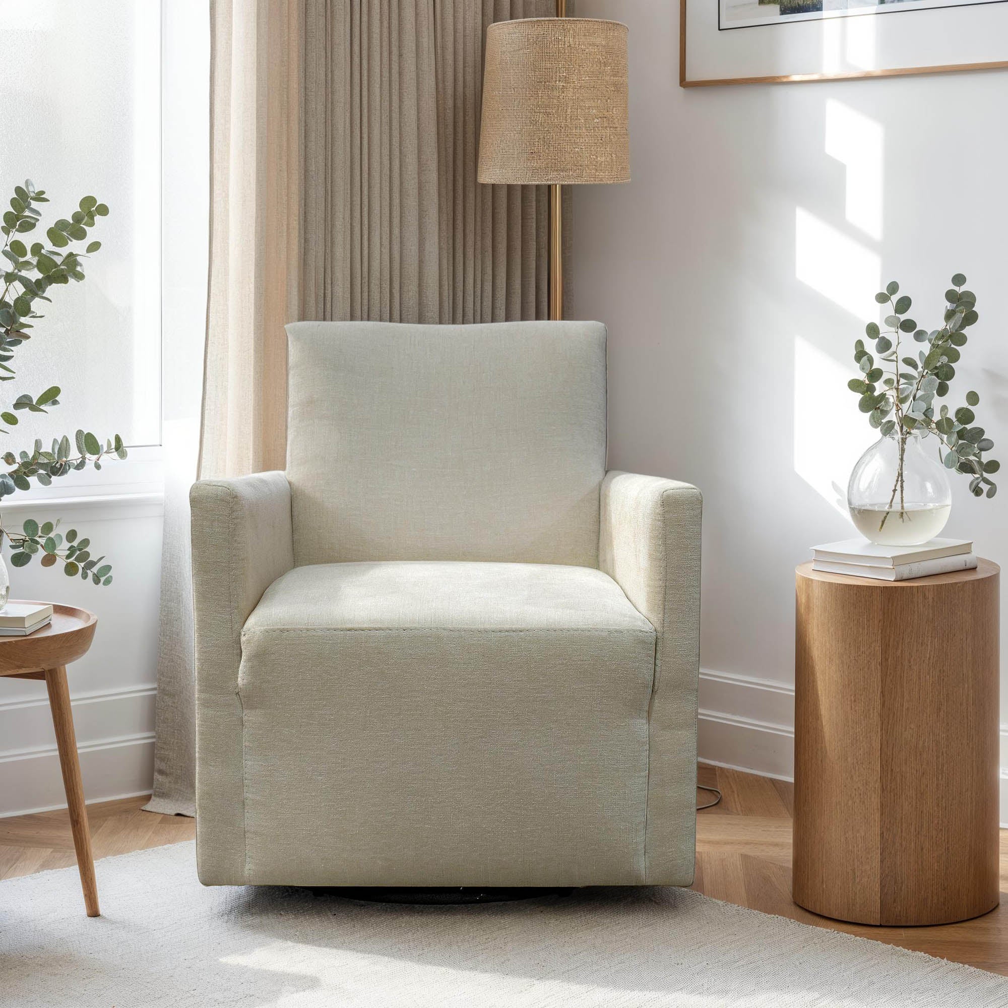Ryland Swivel Club Chair FURNITURE - club chairs LH IMPORTS