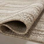 Loloi Dawn Natural Rug No.3 RUGS - synthetic Loloi 18" x 18"