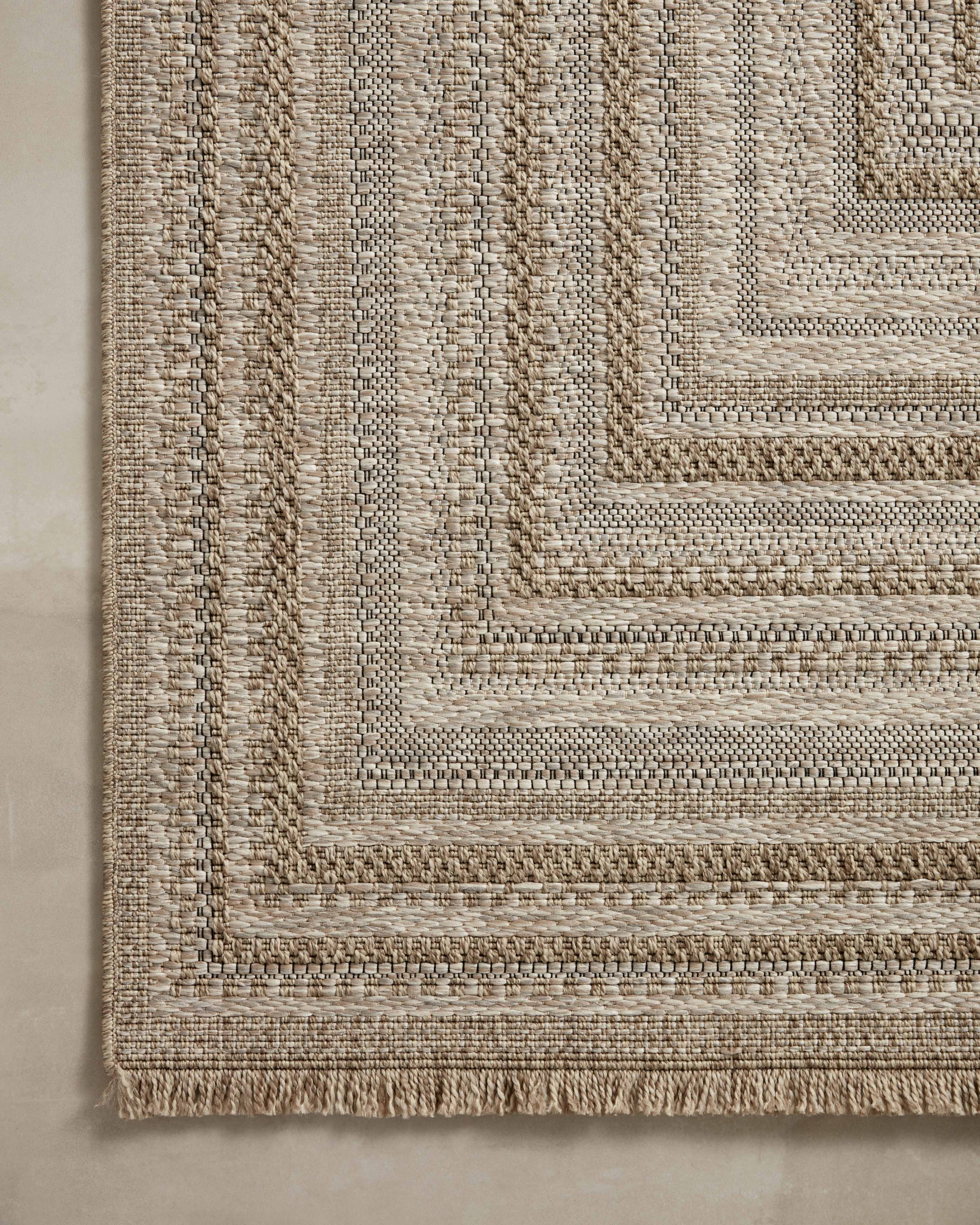 Loloi Dawn Natural Rug No.5 RUGS - synthetic Loloi 18" x 18"