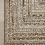 Loloi Dawn Natural Rug No.3 RUGS - synthetic Loloi 18" x 18"