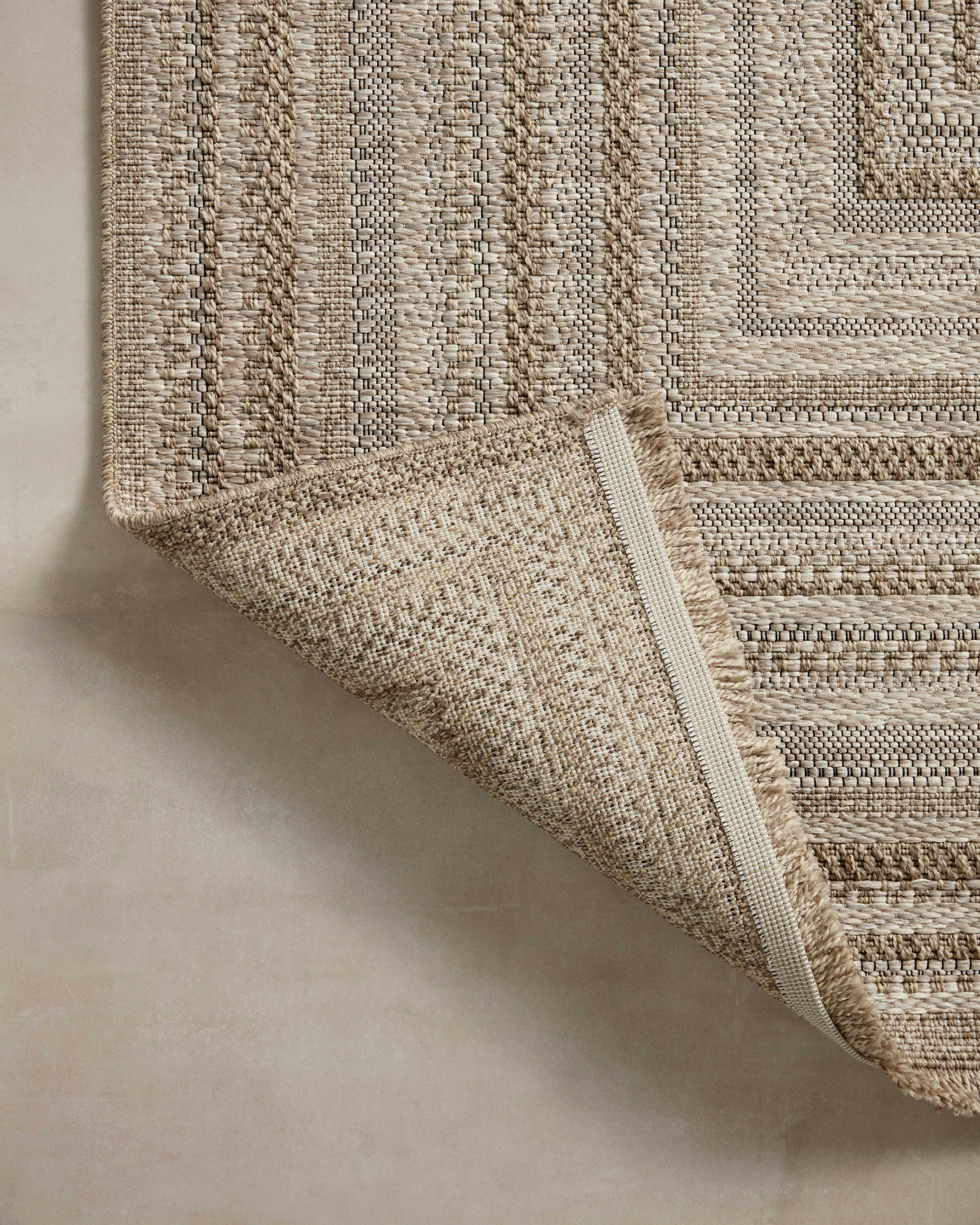 Loloi Dawn Natural Rug No.2 RUGS - synthetic Loloi 18" x 18"