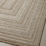 Loloi Dawn Natural Rug No.3 RUGS - synthetic Loloi 18" x 18"