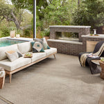 Loloi Dawn Natural Rug No.8 RUGS - synthetic Loloi 18" x 18"
