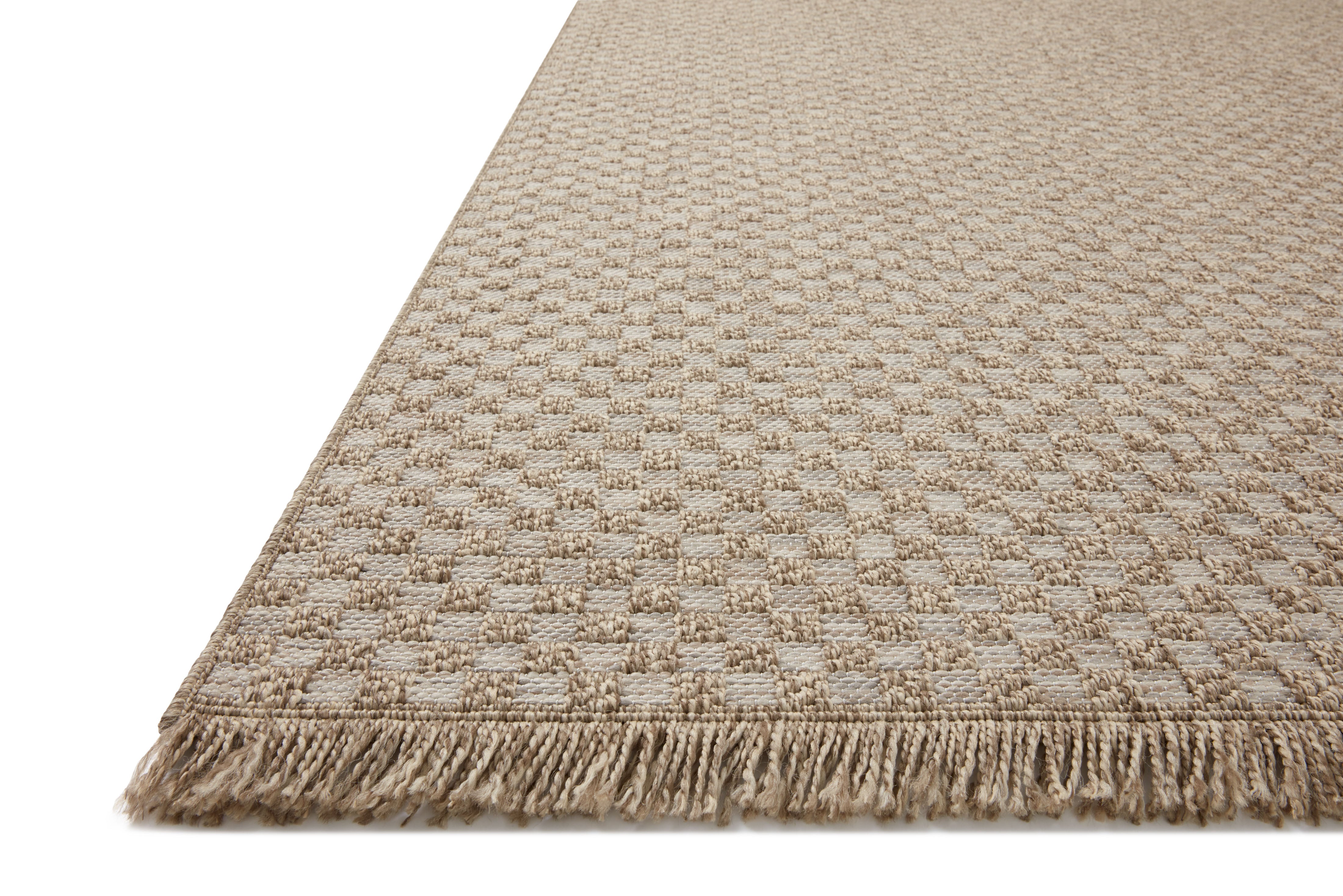 Loloi Dawn Natural Rug No.8 RUGS - synthetic Loloi 18" x 18"