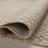 Loloi Dawn Natural Rug No.4 RUGS - synthetic Loloi 18" x 18"