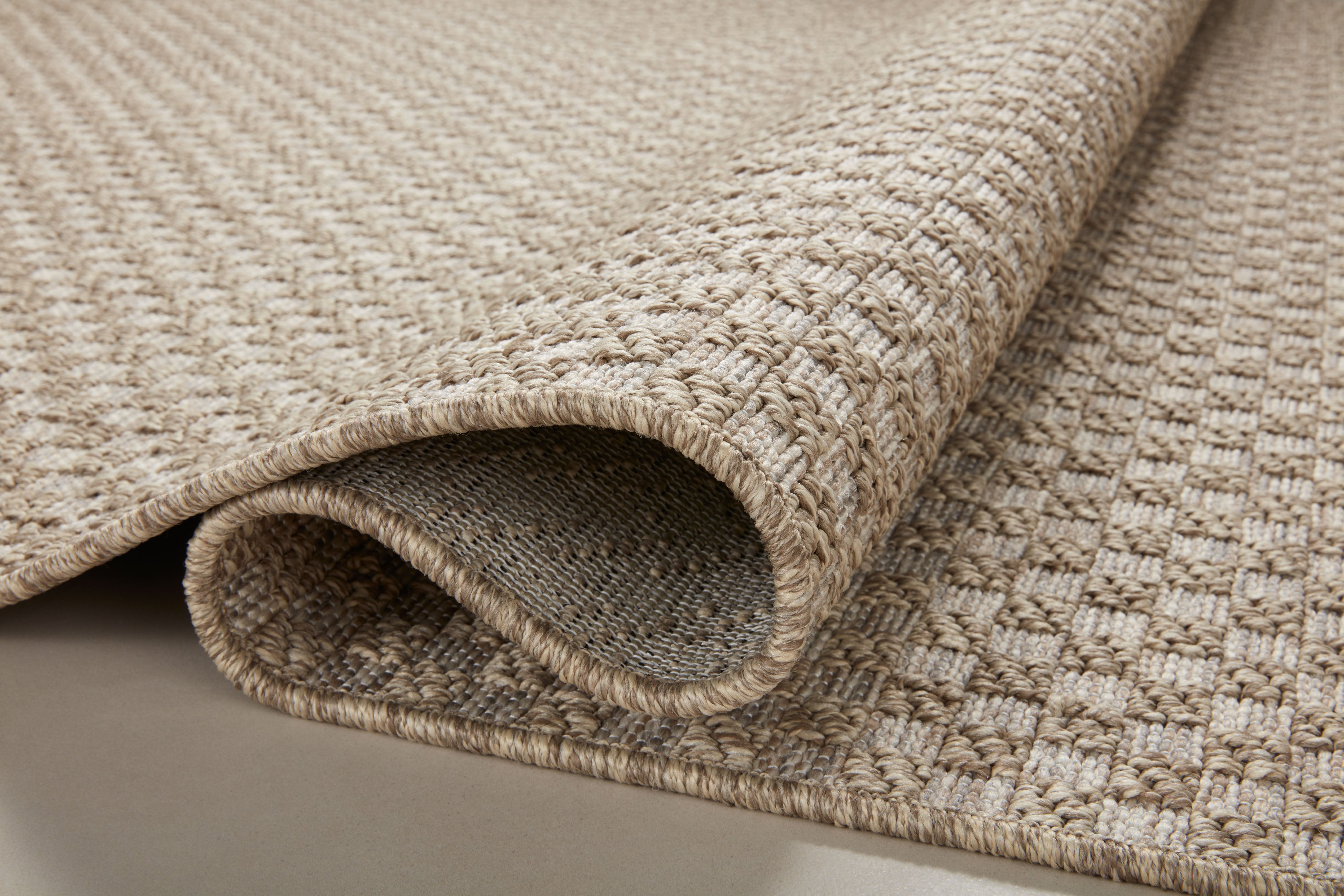 Loloi Dawn Natural Rug No.1 RUGS - synthetic Loloi 18" x 18"