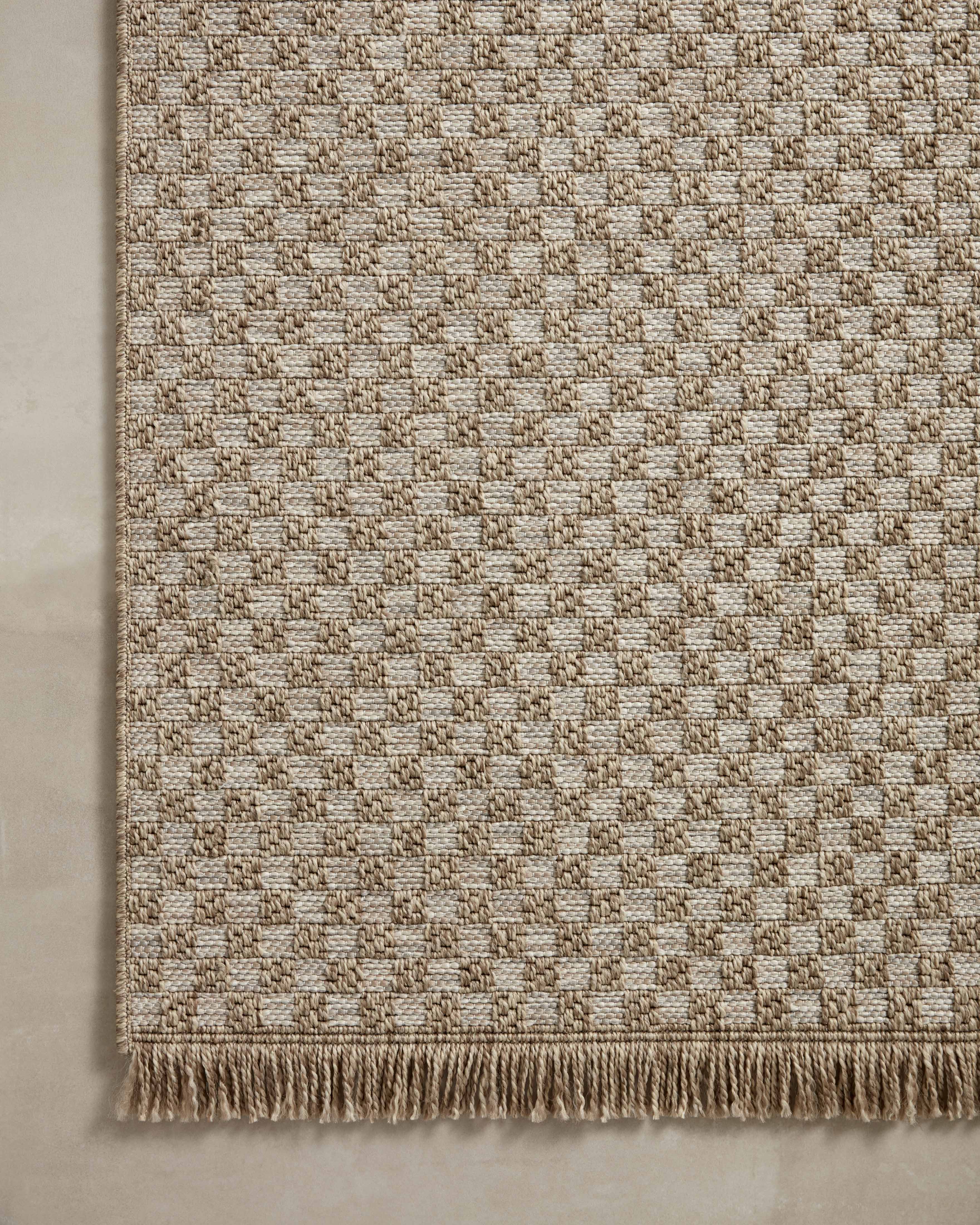 Loloi Dawn Natural Rug No.8 RUGS - synthetic Loloi 18" x 18"