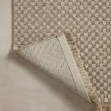 Loloi Dawn Natural Rug No.4 RUGS - synthetic Loloi 18" x 18"