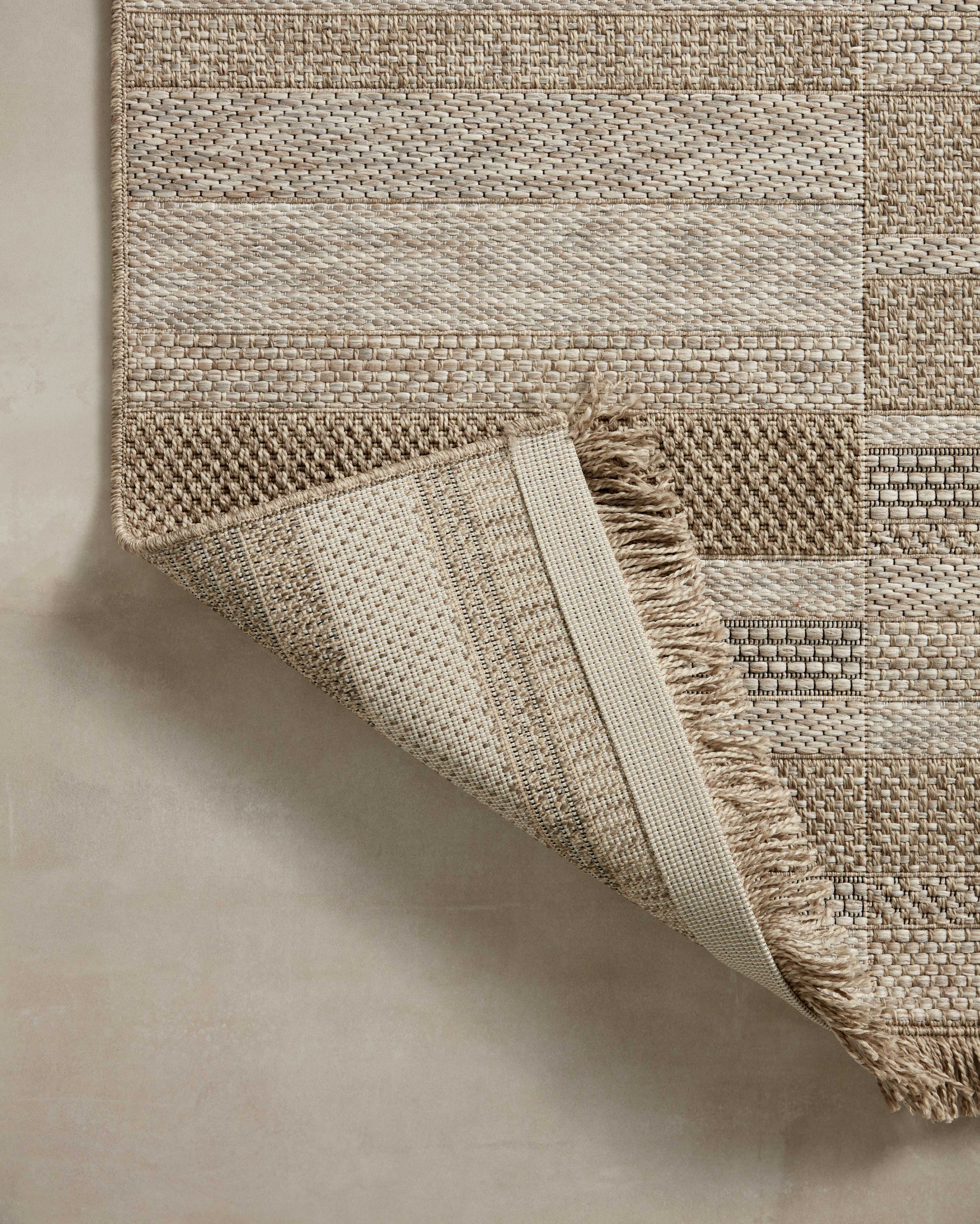 Loloi Dawn Natural Rug No.8 RUGS - synthetic Loloi 18" x 18"