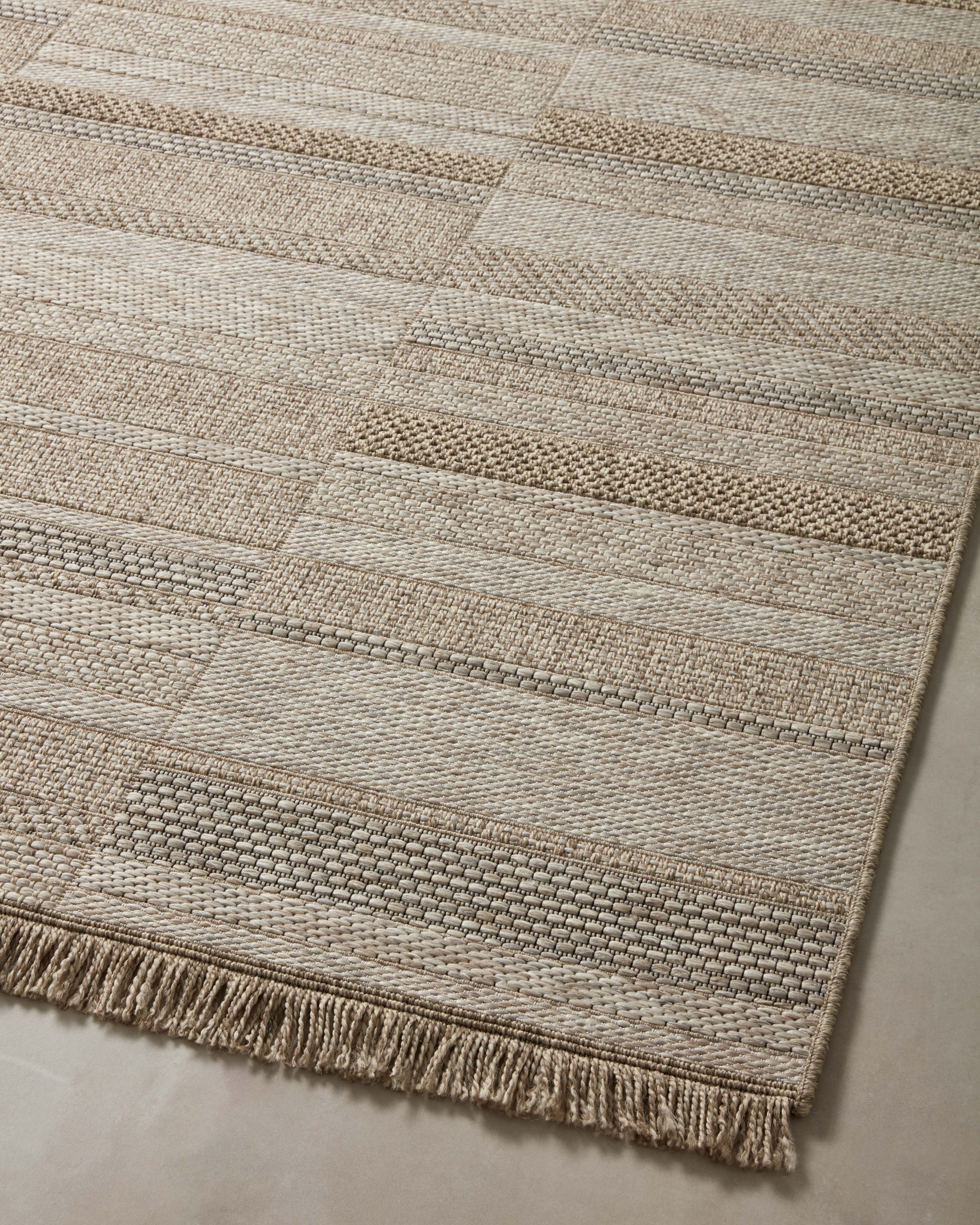 Loloi Dawn Natural Rug No.5 RUGS - synthetic Loloi 18" x 18"