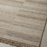 Loloi Dawn Natural Rug No.2 RUGS - synthetic Loloi 18" x 18"