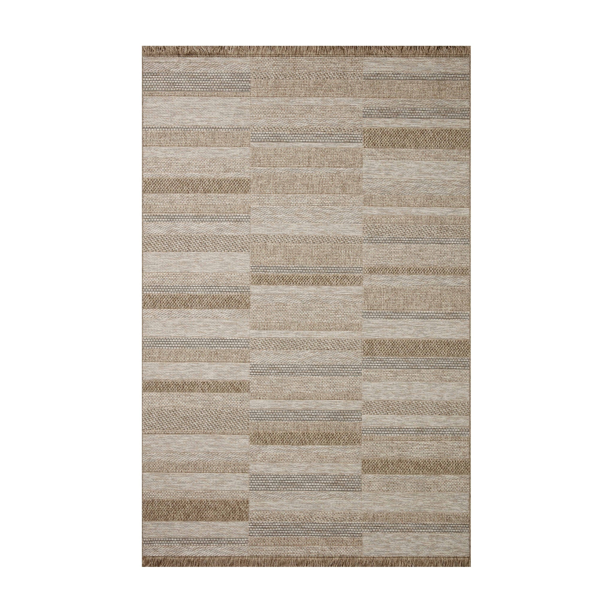 Loloi Dawn Natural Rug No.3, 18" x 18"