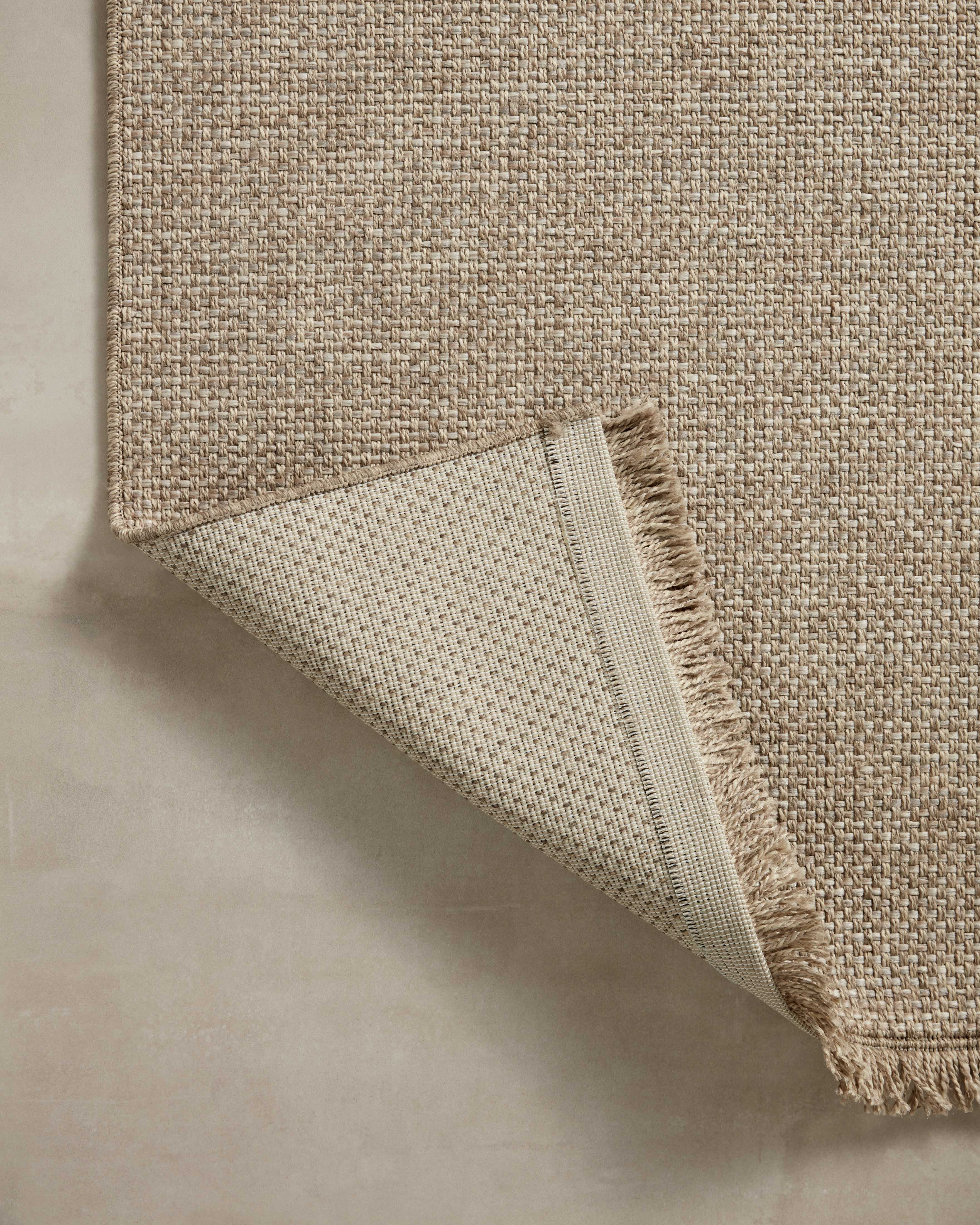 Loloi Dawn Natural Rug No.3 RUGS - synthetic Loloi 18" x 18"