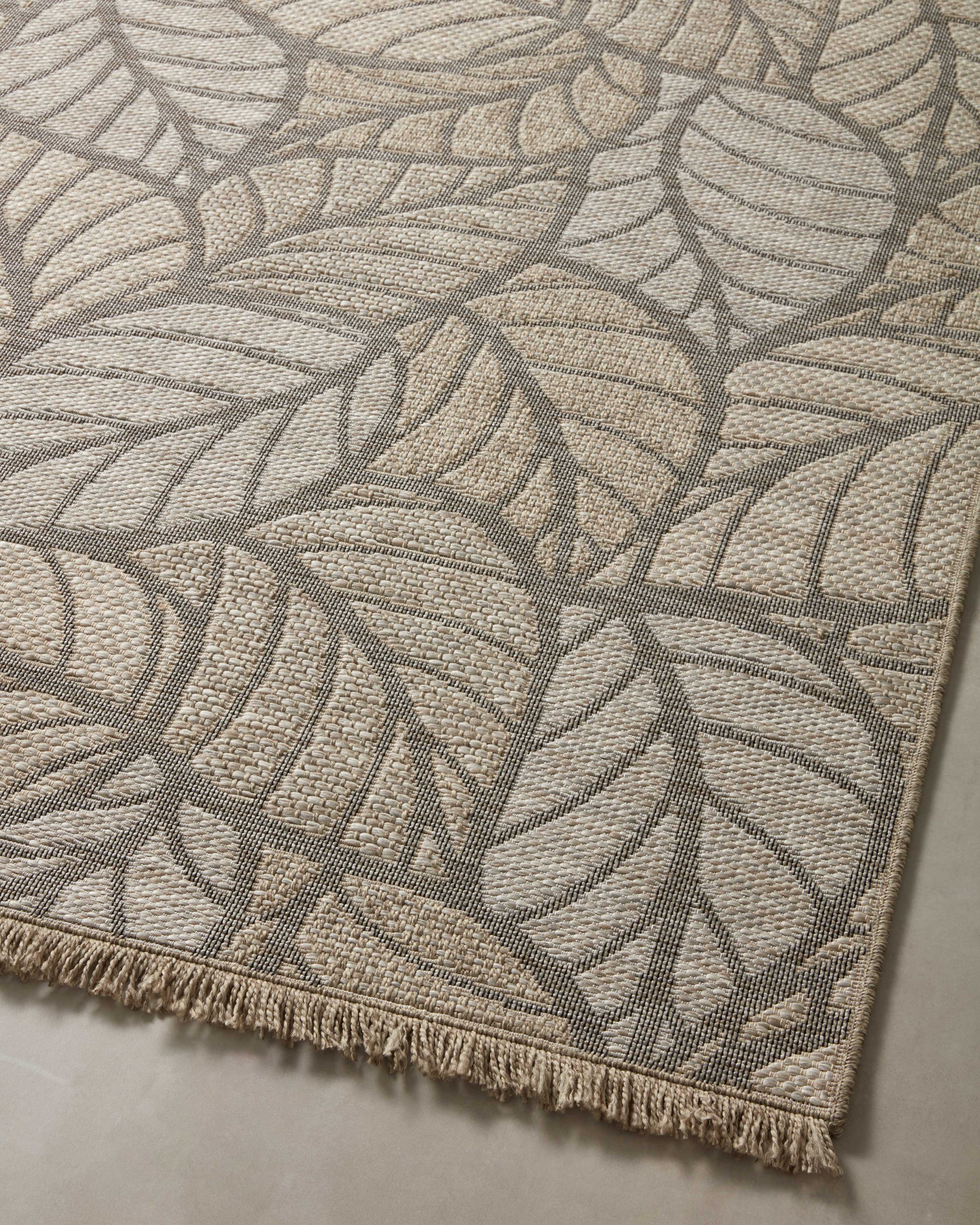 Loloi Dawn Natural Rug No.7 RUGS - synthetic Loloi 18" x 18"