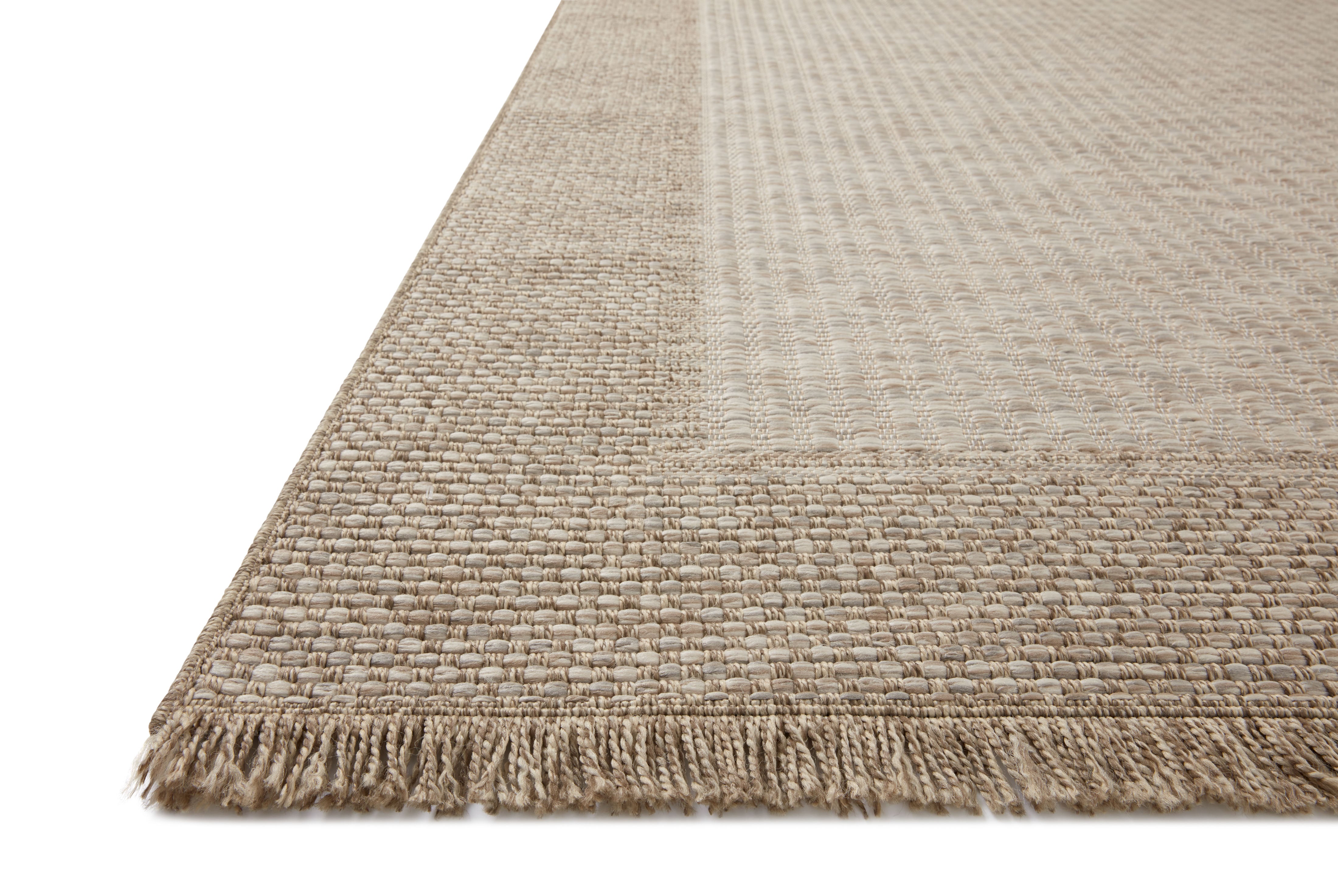 Loloi Dawn Natural Rug No.1 RUGS - synthetic Loloi 18" x 18"