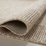 Loloi Dawn Natural Rug No.3 RUGS - synthetic Loloi 18" x 18"