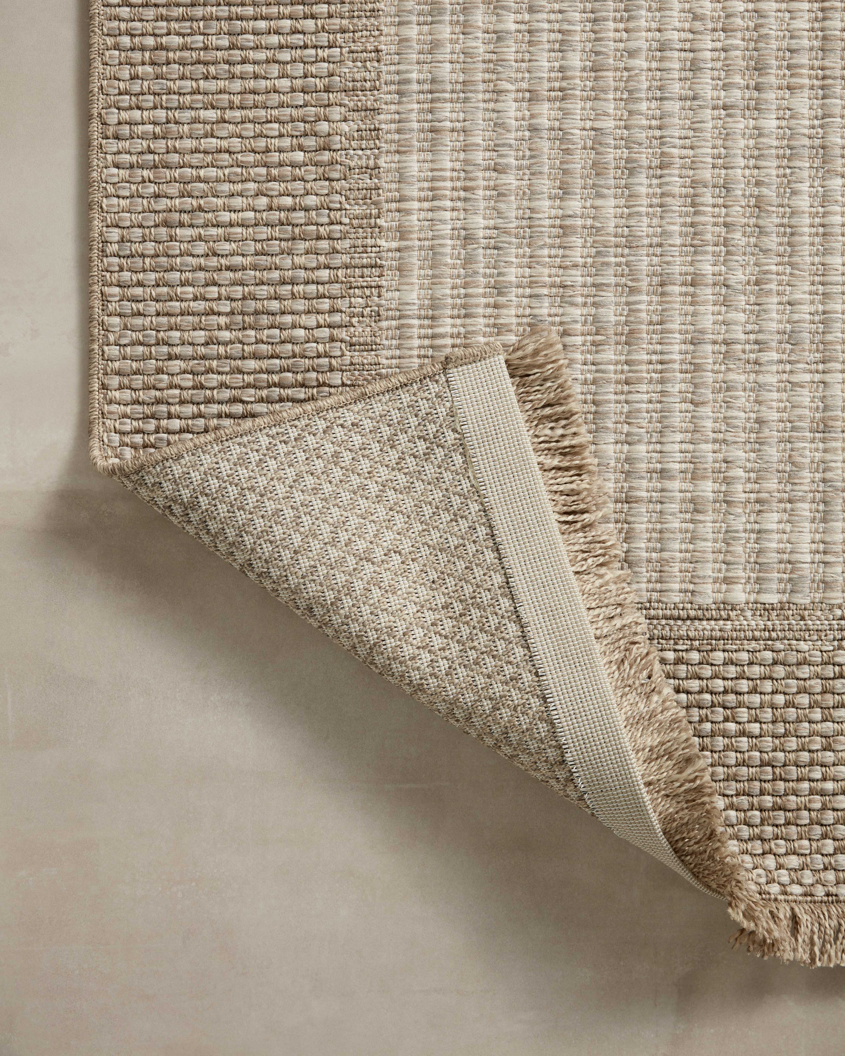 Loloi Dawn Natural Rug No.7 RUGS - synthetic Loloi 18" x 18"
