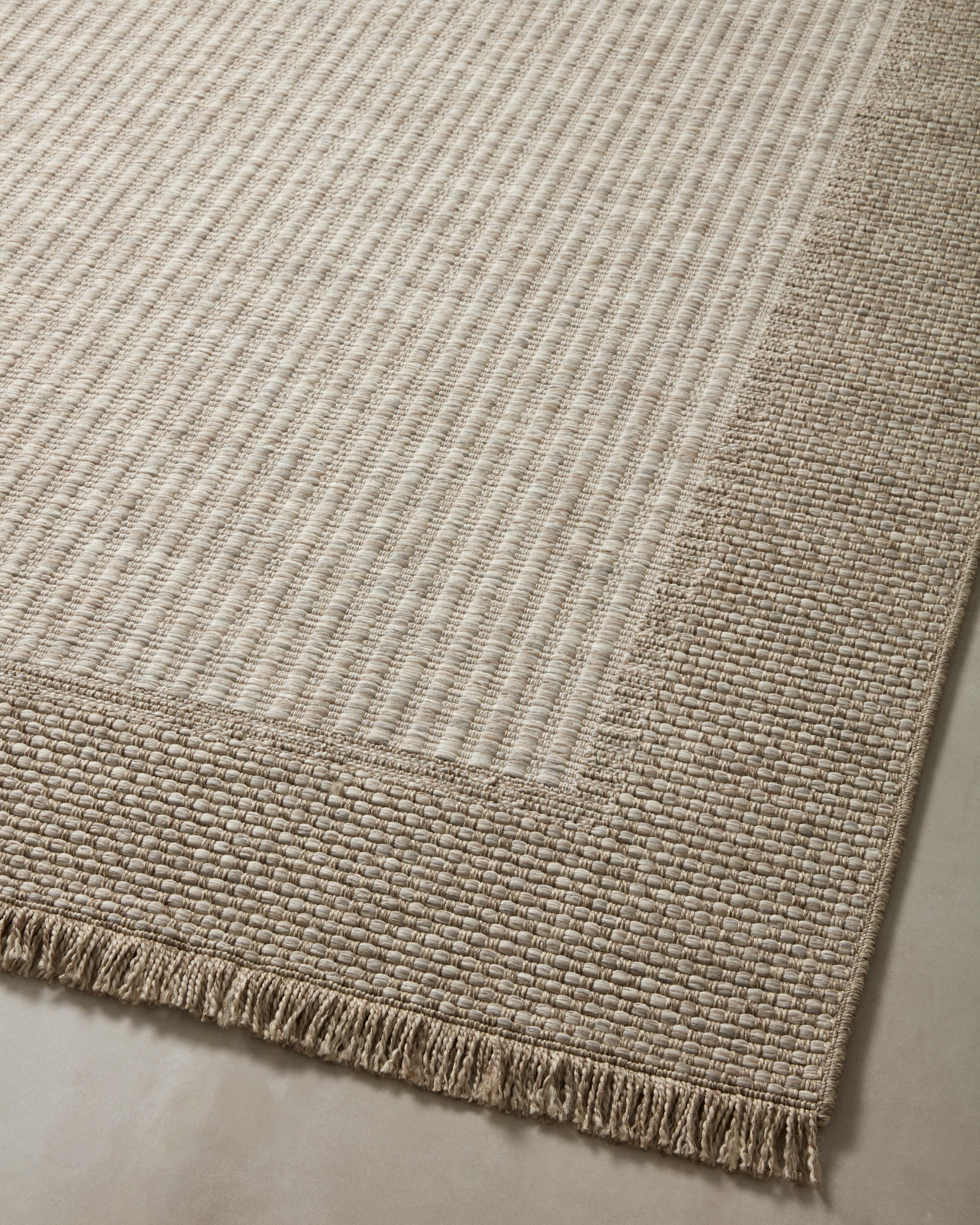 Loloi Dawn Natural Rug No.4 RUGS - synthetic Loloi 18" x 18"
