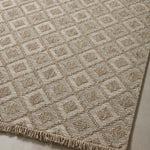 Loloi Dawn Natural Rug No.1 RUGS - synthetic Loloi 18" x 18"