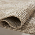 Loloi Dawn Natural Rug No.3 RUGS - synthetic Loloi 18" x 18"