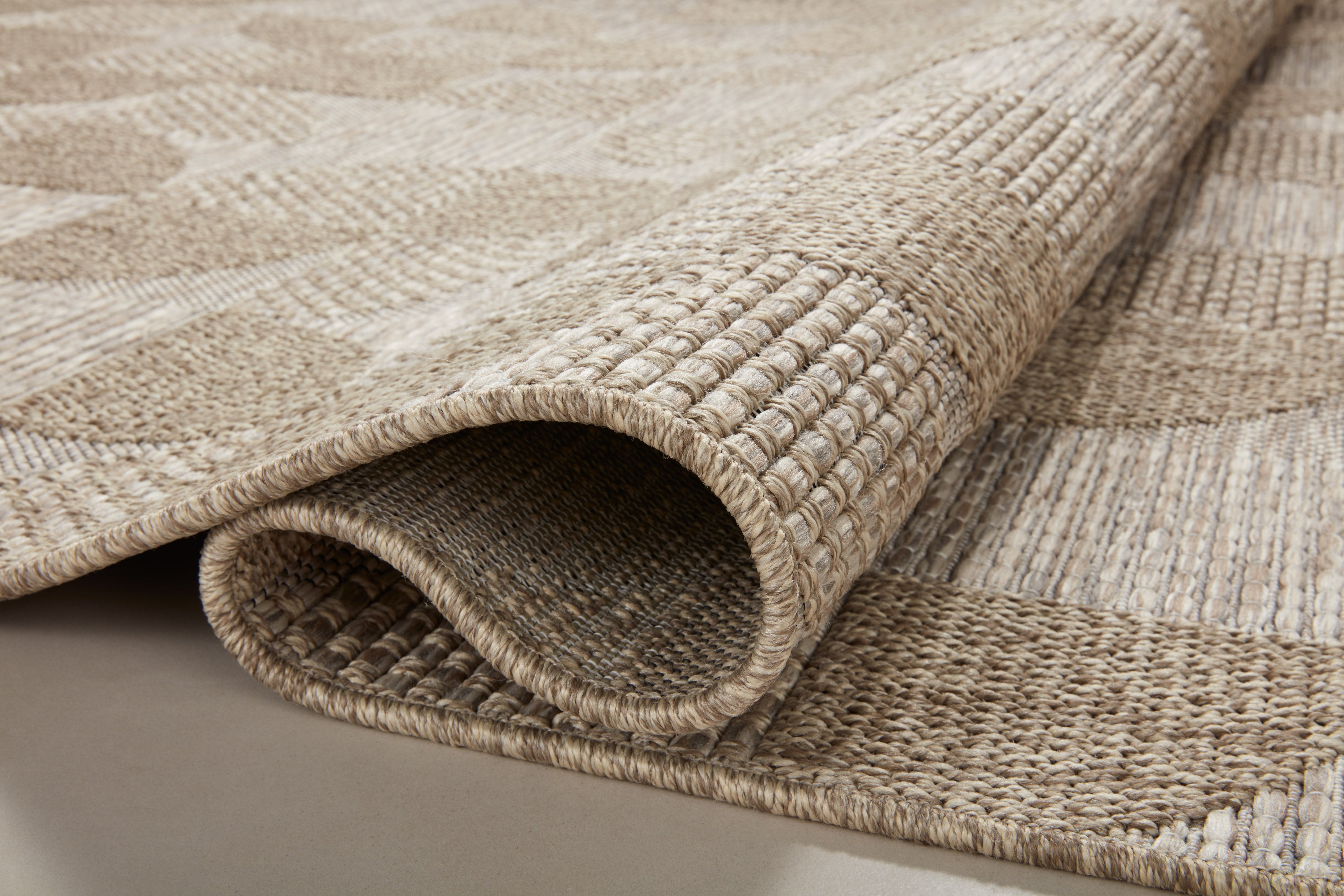 Loloi Dawn Natural Rug No.3 RUGS - synthetic Loloi 18" x 18"