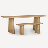 Lorel Dining Bench Furniture - dining benches Union Home