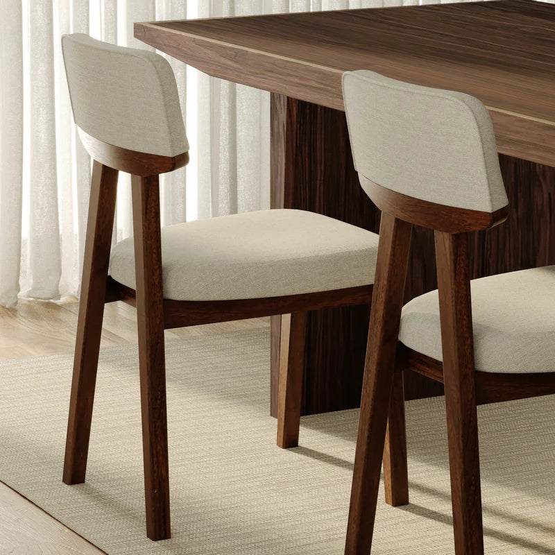 Tangence Solid Wood Dining Chair FURNITURE - dining chair Union Home