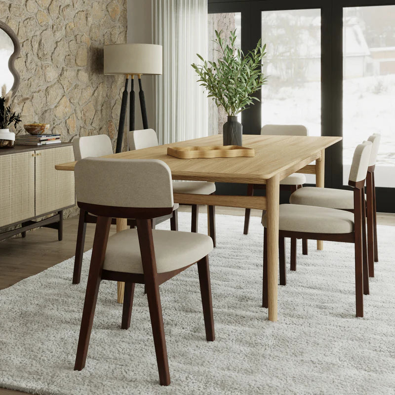 Tangence Solid Wood Dining Chair FURNITURE - dining chair Union Home