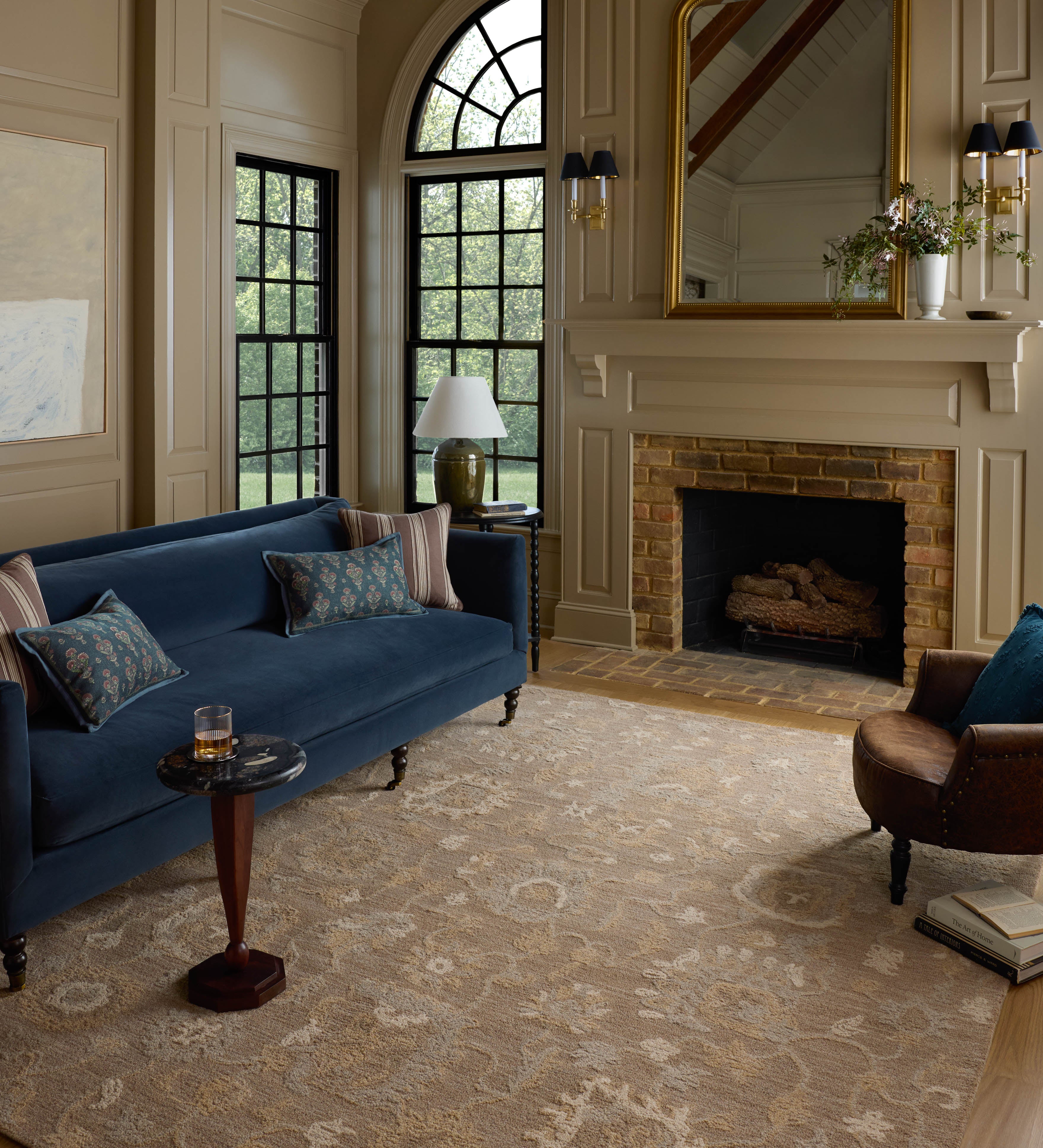Chris Loves Julia x Loloi Dorothea Bark / Stone Rug – view 2