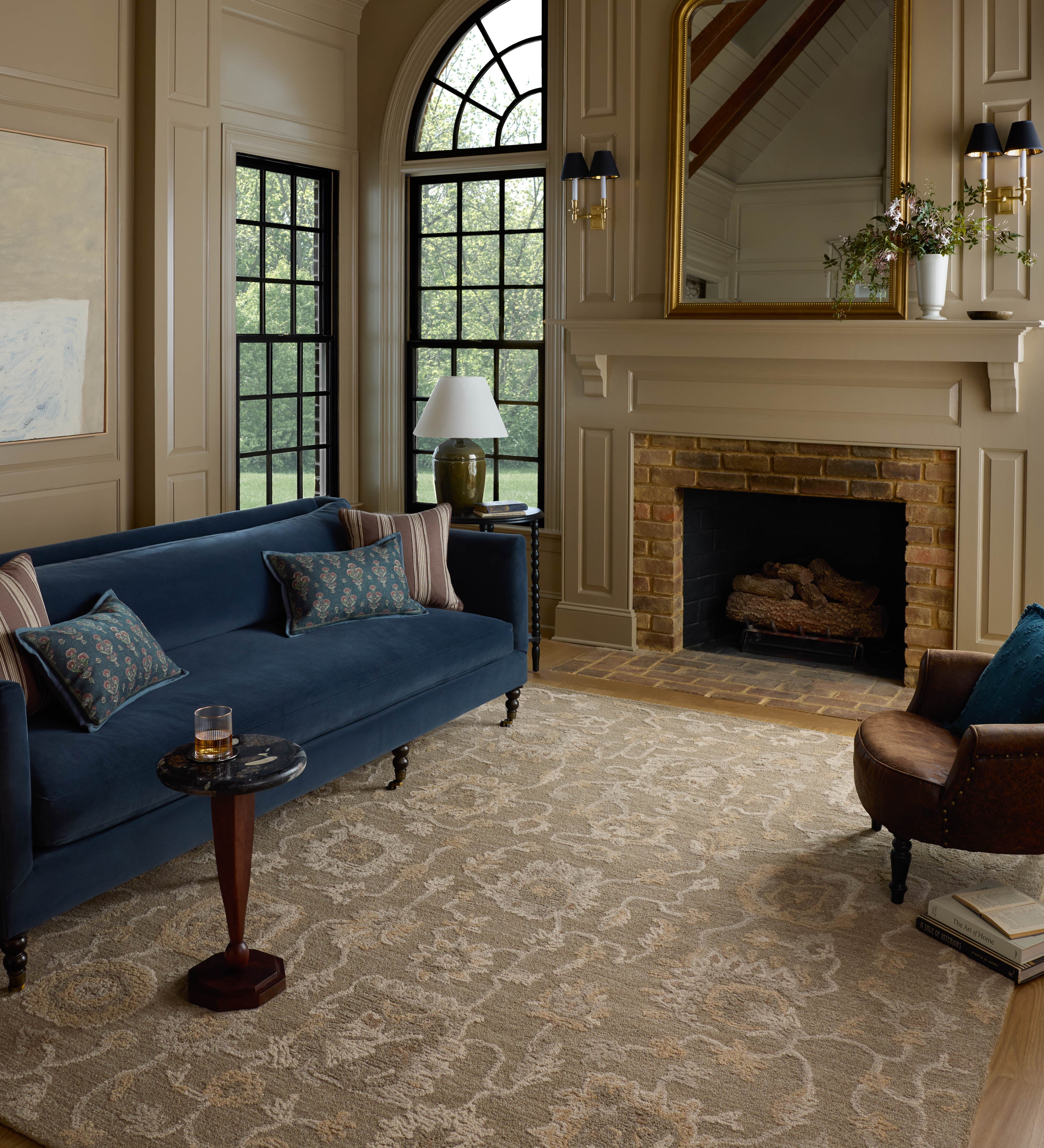 Chris Loves Julia x Loloi Dorothea Oak / Natural Rug – view 2