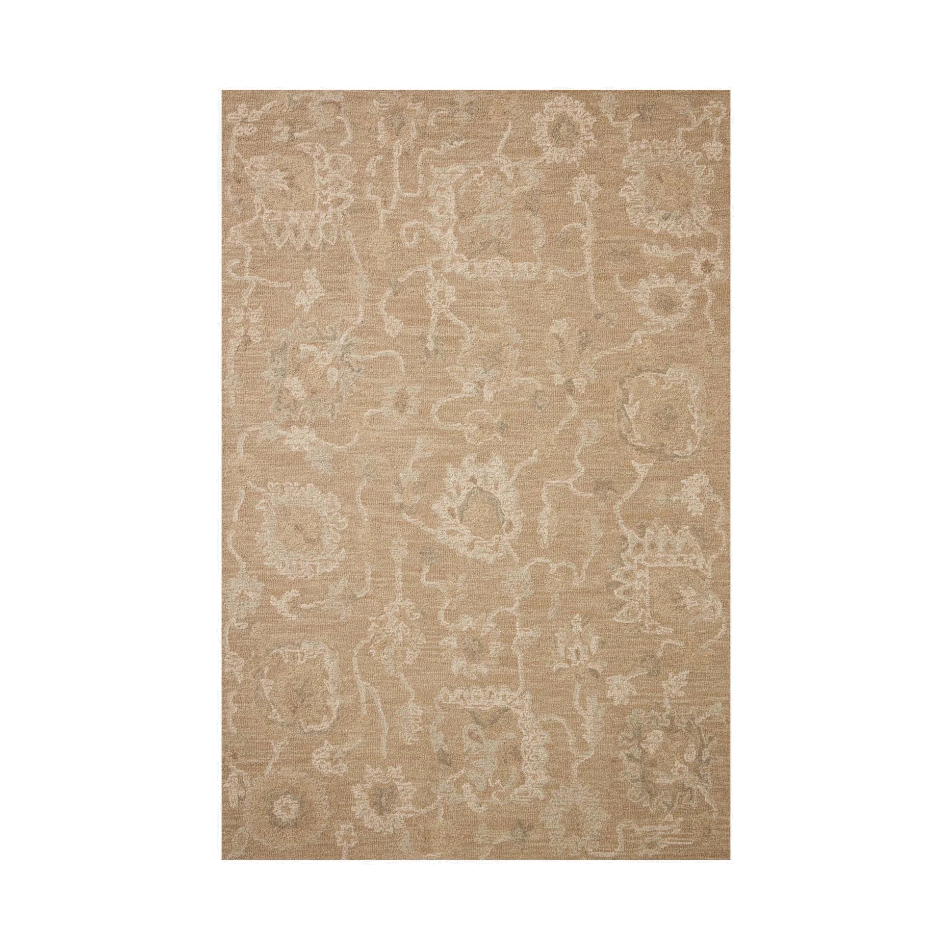 Chris Loves Julia x Loloi Dorothea Sand / Pebble Rug RUGS - wool Loloi