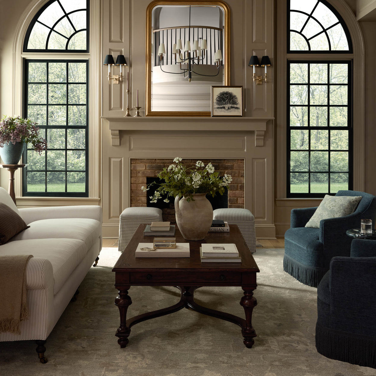 Chris Loves Julia x Loloi Dorothea Stone / Multi Rug RUGS - wool Loloi