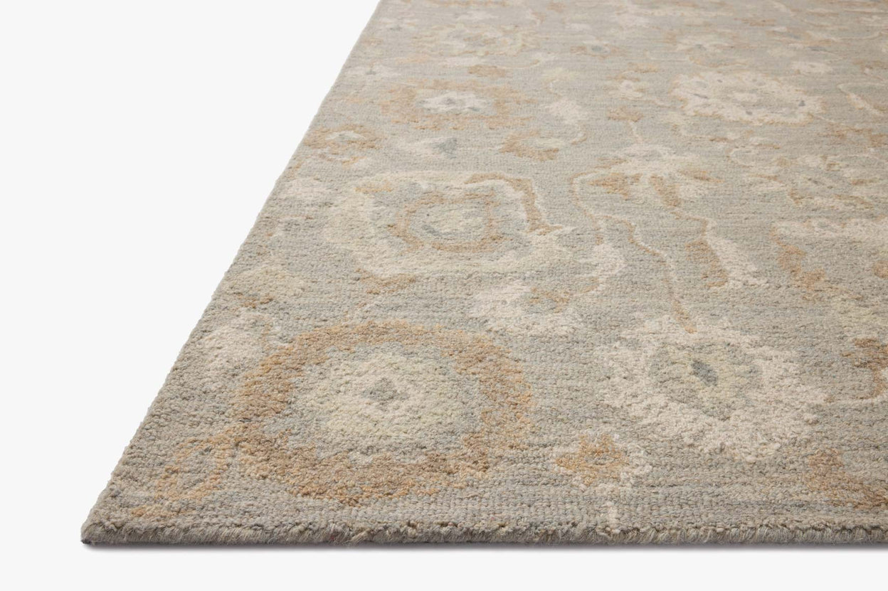 Chris Loves Julia x Loloi Dorothea Stone / Multi Rug RUGS - wool Loloi