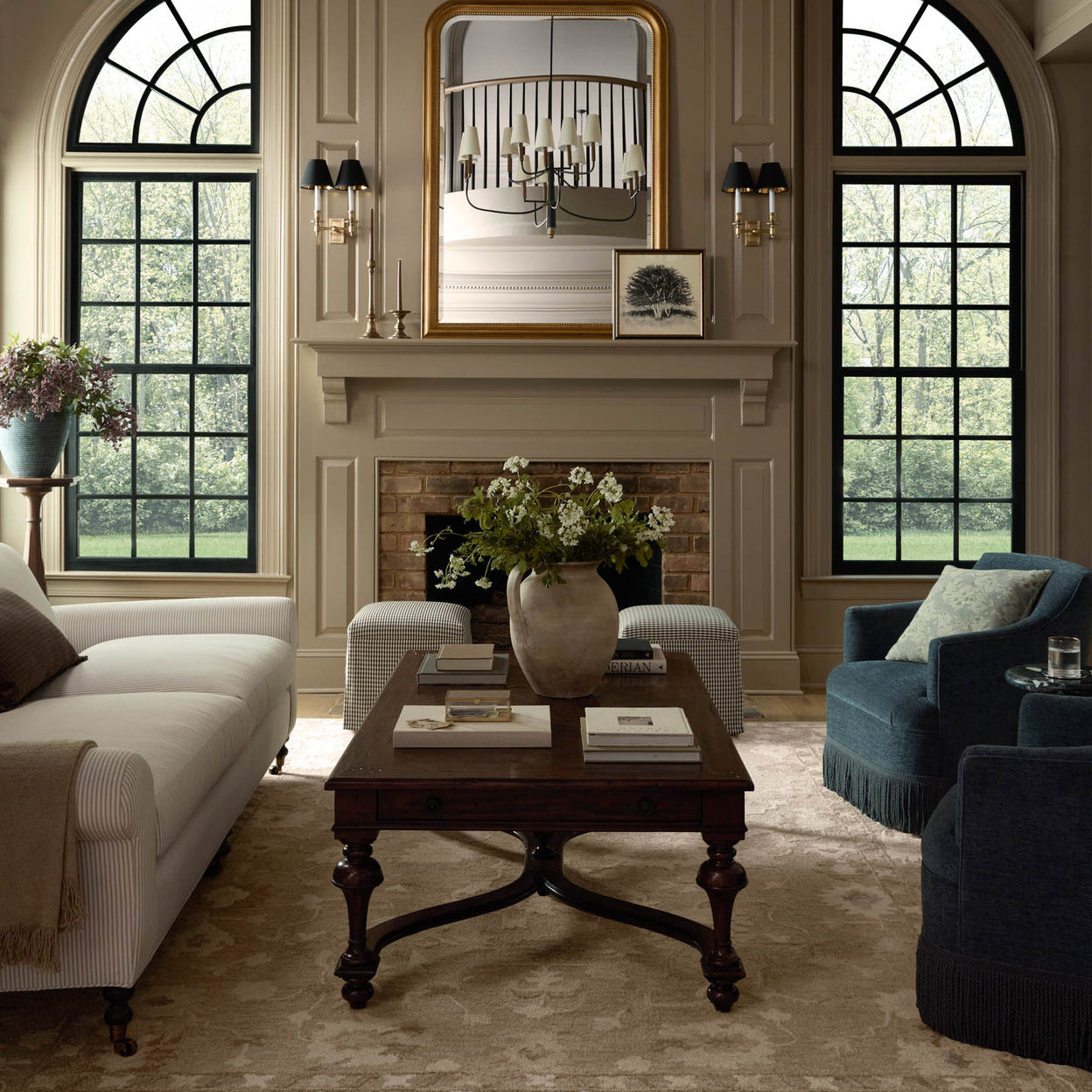 Chris Loves Julia x Loloi Dorothea Khaki / Dove Rug RUGS - wool Loloi