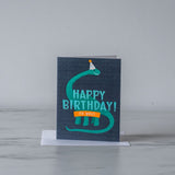 Children's Birthday Card - Dinosaur 