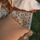 Latte Ruffle Pillow Cover 1 - PILLOWS - Linen - neutral Rug & Weave Pillows