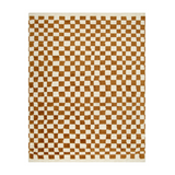 Damian Camel Checkered Rug