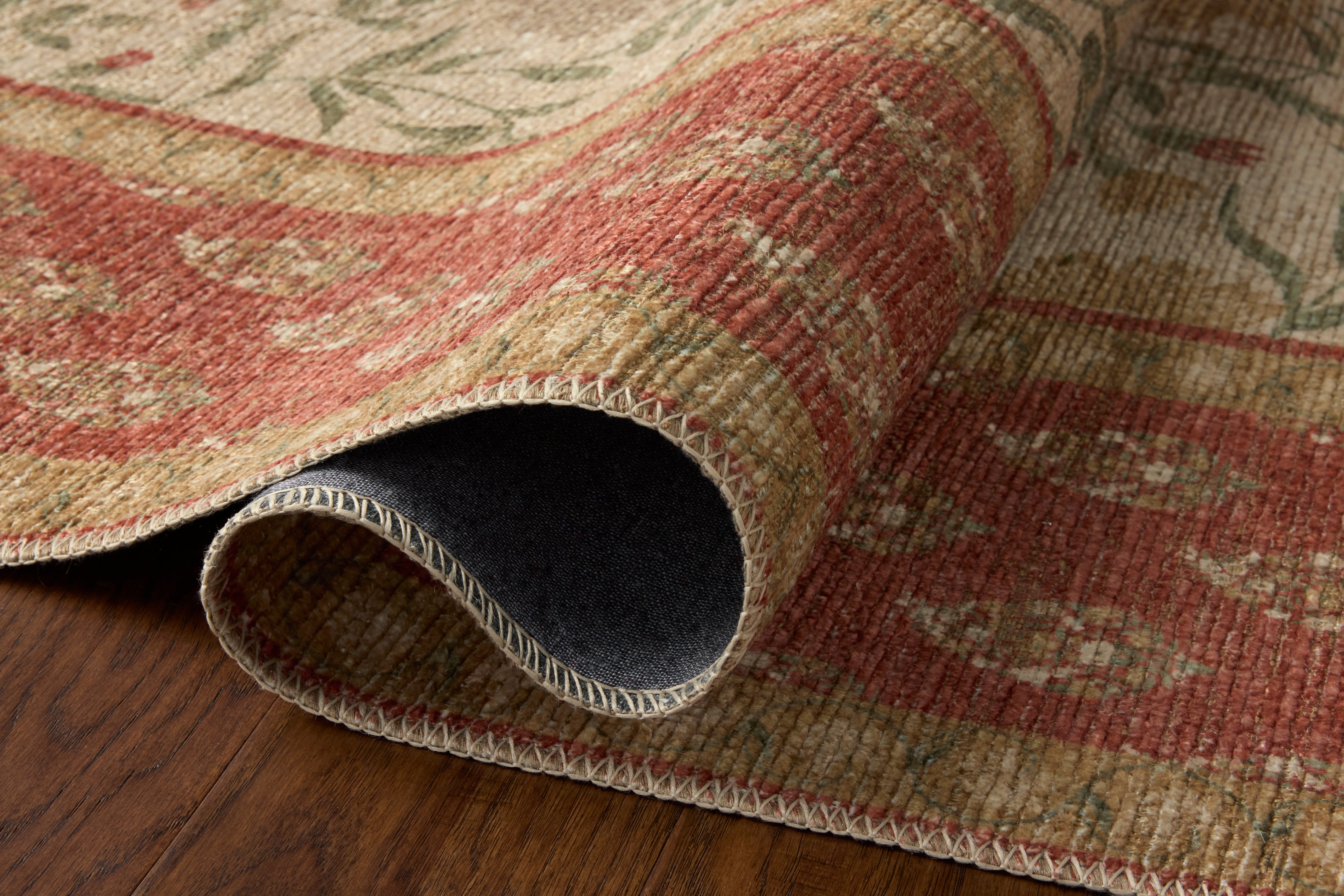 Rifle Paper Co. x Loloi Edinburgh Ivory / Spice Rug RUGS - jute Loloi 18" x 18"