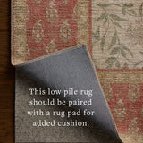 Rifle Paper Co. x Loloi Edinburgh Ivory / Spice Rug RUGS - jute Loloi 18" x 18"