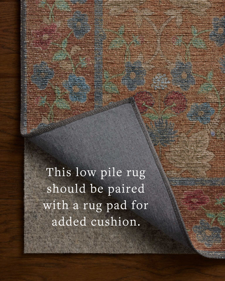 Rifle Paper Co. x Loloi Edinburgh Cinnamon / Multi Rug RUGS - jute Loloi 18" x 18"