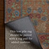 Rifle Paper Co. x Loloi Edinburgh Cinnamon / Multi Rug RUGS - jute Loloi 18" x 18"
