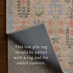Rifle Paper Co. x Loloi Edinburgh Cream / Multi Rug RUGS - jute Loloi 18" x 18"