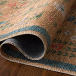 Rifle Paper Co. x Loloi Edinburgh Wheat / Multi Rug RUGS - jute Loloi