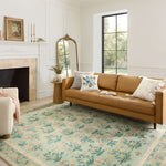 Rifle Paper Co. X Loloi/ Eden Mughal Rose Blush Rug 0-RUGS-patterned Loloi